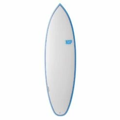 NSP Elements 6ft6 Tinder D8 Shortboard - White/Blue