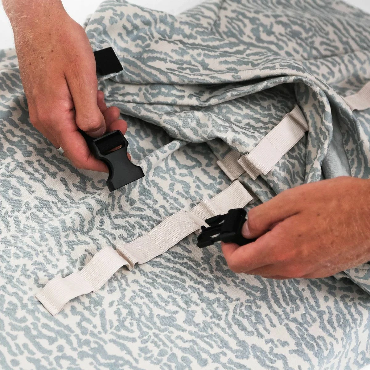 FCS Adjustable Stretch All Purpose Board Cover - Warm Grey 4 FCS Adjustable Stretch All Purpose Board Cover - Warm Grey - Image 2