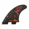 FCS II Filipe Toledo PC Thruster Fins - Black/Red -Mystic Sale fcsii ft 2021 blkred tri