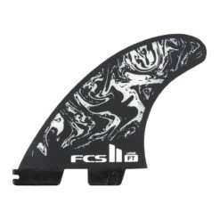 FCS II Filipe Toledo PC Thruster Fins - Black/White