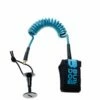 Bulldog Coiled Wrist Bodyboard Leash - Black / Blue -Mystic Sale fngrlsmq