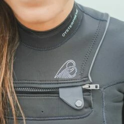 Sooruz DIVINE 4/3mm Womens Chest Zip Wetsuit 2023 - Black -Mystic Sale fullsuit divine 43mm oysterprene front zip 5