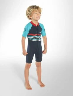 C-Skins Boys Shortie Toddlers Wetsuit - Blue