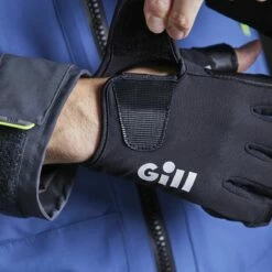 Gill Championship Short Finger Sailing Gloves - Black -Mystic Sale glove3