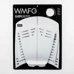 WMFG Classic Six Pack Grooved 3.0 Kite Traction Pad - White