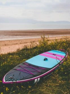 Hurley ApexTour Miami Neon 10' 8" Inflatable Paddleboard Set -Mystic Sale hurley apextour miami neon lifestyle 2 650x867 1