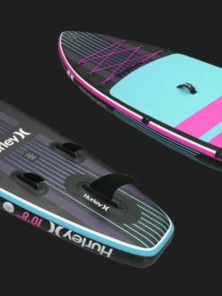 Hurley ApexTour Miami Neon 10' 8" Inflatable Paddleboard Set -Mystic Sale hurley apextour miami neon paddleboard 2 650x867 1