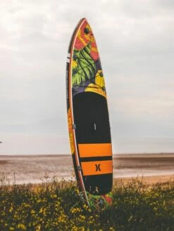 Hurley ApexTour Midnight Tropics 10' 8" Inflatable Paddleboard Set -Mystic Sale hurley apextour midnight tropics lifestyle 1 650x867 1