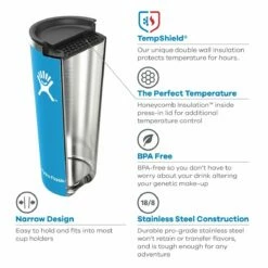 Hydro Flask 16oz All Around Tumbler - Rain -Mystic Sale hydro flask technology tumbler 52 2 10