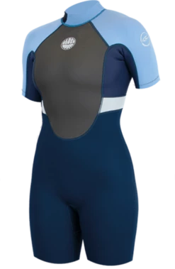 Alder Impact Womens 3/2mm Shorty 2023 - Blue