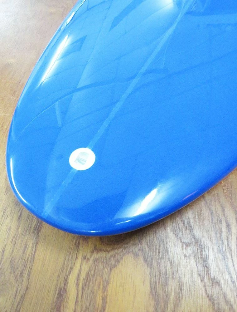 Rebel 6ft 8 Mid Length Resin Tint Surfboard - Resin Blue 4 Rebel 6ft 8 Mid Length Resin Tint Surfboard - Resin Blue - Image 2
