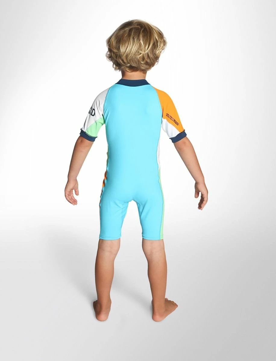C Skins UV Boys And Girls Shorty Sunsuit - Turquoise 5 C Skins UV Boys And Girls Shorty Sunsuit - Turquoise - Image 3