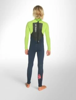 C-Skins Legend 4/3mm Youth Back Zip Wetsuit 2024 - Ink Blue -Mystic Sale junior legend 4x3 bz steamer inkblue limeflo red back