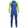 Xcel Axis 3/2mm Youth Back Zip Wetsuit - Blue/Fluro Green -Mystic Sale kids axis back zip wetsuit blue lime 768x768 1