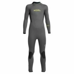 Xcel Axis 4/3mm Back Zip Kids Wetsuit 2024 - Graphite