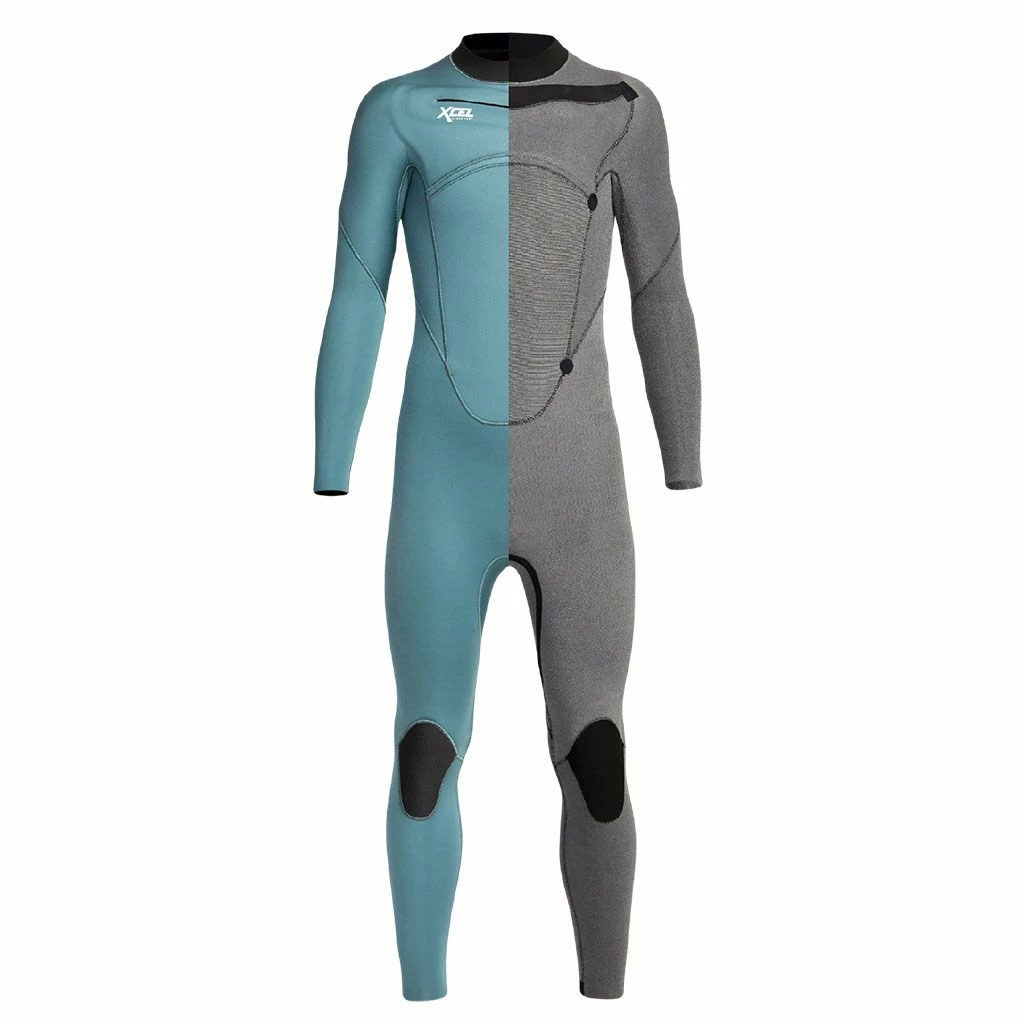 Xcel Comp 3/2mm Chest Zip Youth Wetsuit 2023 - Graphite 4 Xcel Comp 3/2mm Chest Zip Youth Wetsuit 2023 - Graphite - Image 2