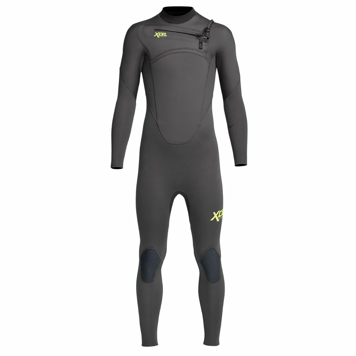 Xcel Comp 3/2mm Chest Zip Youth Wetsuit 2023 - Graphite 3 Xcel Comp 3/2mm Chest Zip Youth Wetsuit 2023 - Graphite