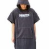 Sorted Surf Premium Hooded Kids Changing Robe - Black 1 Sorted Surf Premium Hooded Kids Changing Robe - Black -Mystic Sale kids1