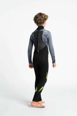 C Skins Legend 5/4/3mm Junior Back Zip Wetsuit 2024 - Black/Tie Dye -Mystic Sale kidslegend54stmrbzblktiedye qtr3 1500x1500