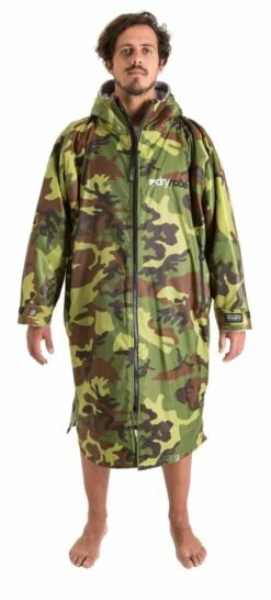 Dryrobe Advanced Long Sleeve - Camo/Grey