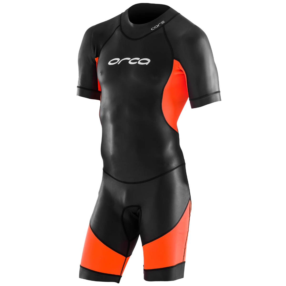 Orca Perform Mens Open Water Swimskin Shorty Wetsuit 2023 - Black 3 Orca Perform Mens Open Water Swimskin Shorty Wetsuit 2023 - Black