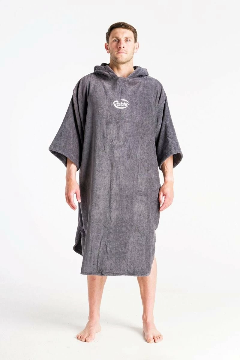 Robie Robes Original Long Sleeve Changing Robe - Steel Grey 3 Robie Robes Original Long Sleeve Changing Robe - Steel Grey
