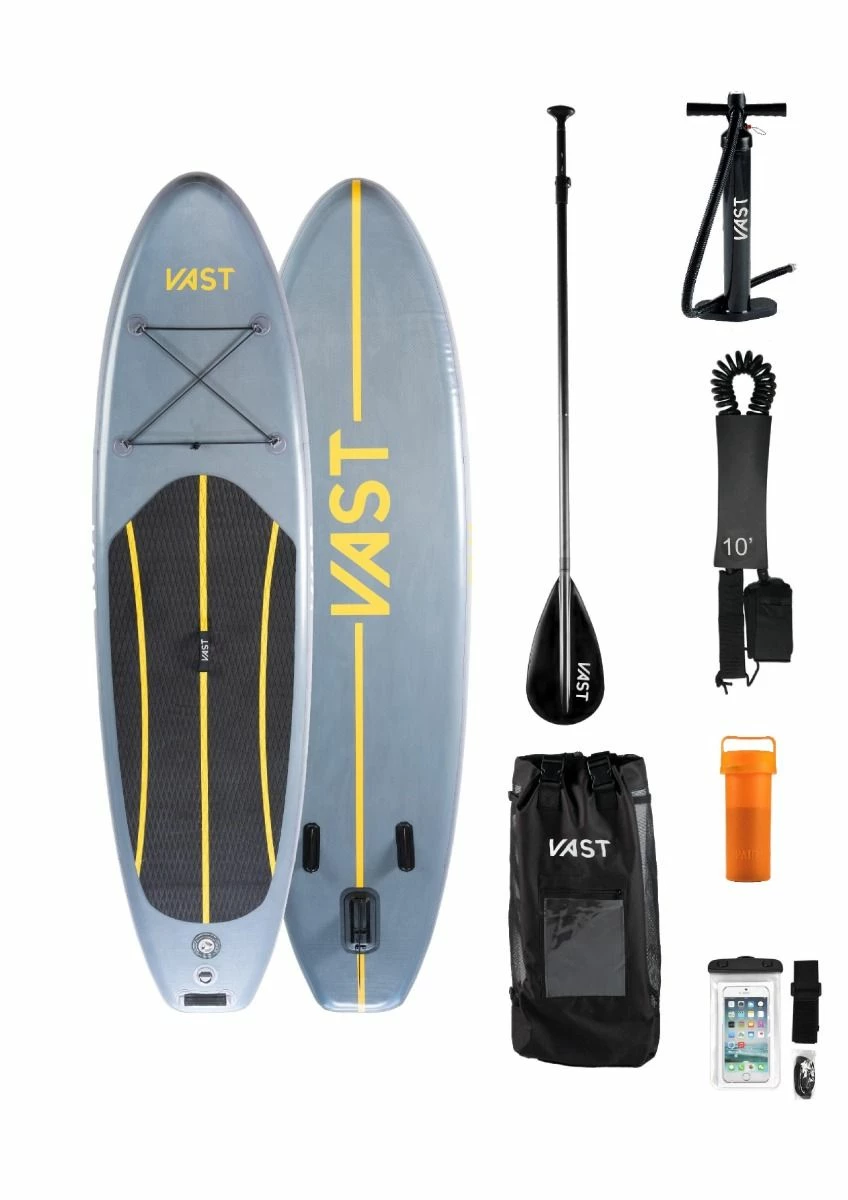Vast 8'6" Astro Junior Allround ISUP Package - Charcoal/Yellow 3 Vast 8'6" Astro Junior Allround ISUP Package - Charcoal/Yellow