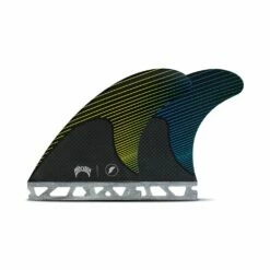Futures Mayhem Medium Thruster Fins - Blue / Yellow