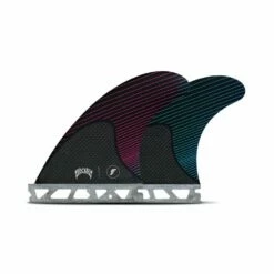 Futures Mayhem Small Thruster Fins - Pink/Teal
