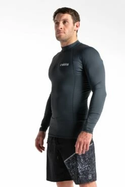 C-Skins UV Basics Mens Long Sleeve Rash Vest 8 C-Skins UV Basics Mens Long Sleeve Rash Vest -Mystic Sale mens vest 3