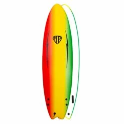 Ocean & Earth 6ft 6 MR Ezi Rider Foam Surfboard - Rasta