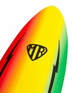 Ocean & Earth 5ft 6 MR Ezi Rider Twin Fin Foam Surfboard - Rasta -Mystic Sale mr ezirider twin rasta 20 detail 1 72590.1600058272 3