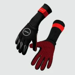 Zone3 Zone 3 Neoprene Swim Gloves - Black/Red