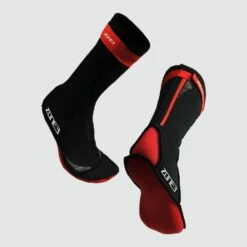 Zone3 Neoprene Swim Socks - BlackRed