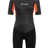 Orca Vitalis Womens Openwater Shorty Wetsuit 2023 - Black/Orange -Mystic Sale nn6y 01