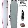 NSP Element 8ft 0 Surfboard Package - Red -Mystic Sale nsp 8ft element package deal red