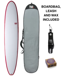 NSP Element 8ft 0 Surfboard Package - Red