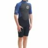 OA Classic 3/2mm Kids Shorty Wetsuit 2023 - Black / Blue