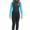 OA Hype 4/3mm Girls Wetsuit 2024 - Black -Mystic Sale oa hype girls1