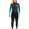 OA Hype 4/3mm Womens Back Zip Wetsuit 2024 - Black -Mystic Sale oa hype ladies1