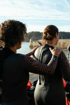 Orca Vitalis TRN Womens Openwater Wetsuit 2023 - Black -Mystic Sale orcamaris 10 large