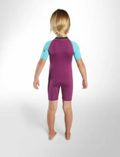 C-Skins Girls Shortie Toddlers Wetsuit - Pink