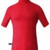 C Skins UV Junior Short Sleeve Youth Rash Vest - Red -Mystic Sale rash red