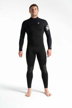 C Skins Session 5/4/3mm Back Zip Mens Wetsuit 2024- Black Diamond
