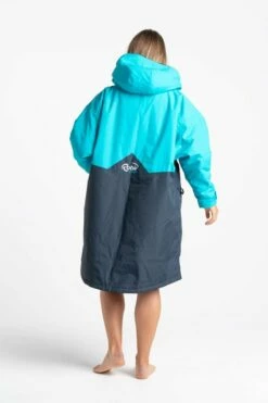 Robie Robes Dry-Series Recycled Long Sleeve Changing Robe - India Ink/Blue Atoll -Mystic Sale robierobes dryseries small iiba 3 1296x