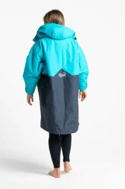 Robie Robes Dry-Series Recycled Long Sleeve Changing Robe - India Ink/Blue Atoll -Mystic Sale robierobes dryseries small iiba wetsuit 3 1296x