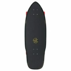 Santa Cruz Flamed Not A Dot Cut Back Carver Surfskate 9.75" X 29.95" Skateboard -Mystic Sale scr com 2073 1