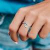 Pura Vida Enamel Wave Ring - Silver -Mystic Sale screenshot 2022 08 08 103844