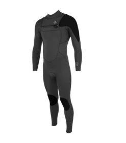 Sooruz Fly+ 3/2mm Mens Chest Zip Summer Wetsuit 2023 - Black