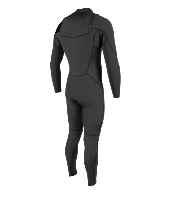 Sooruz Fly+ 3/2mm Mens Chest Zip Summer Wetsuit 2023 - Black 4 Sooruz Fly+ 3/2mm Mens Chest Zip Summer Wetsuit 2023 - Black - Image 2